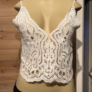 Handmade in Africa. Pristine Battenburg Lace Cami